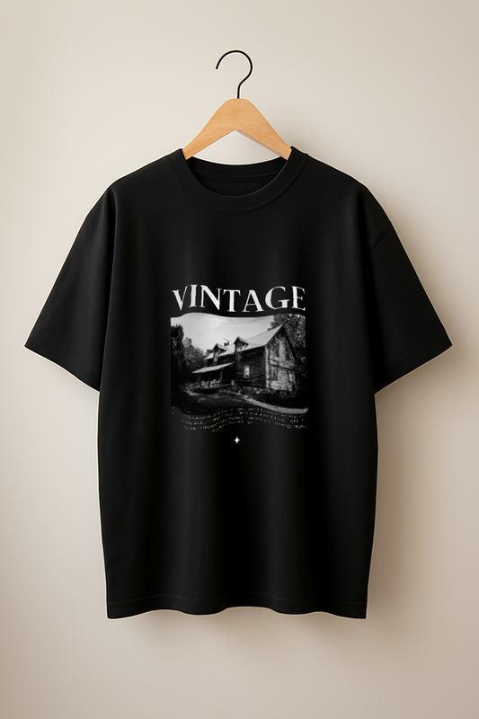 Vintage Street House Graphic T-Shirt